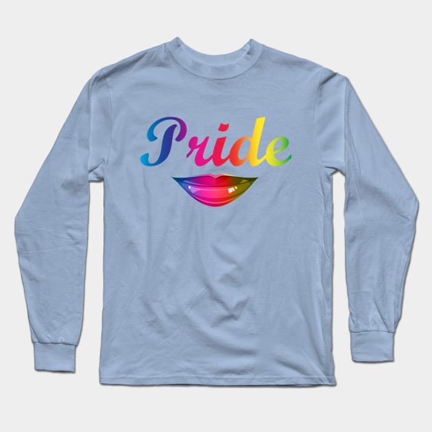 LGBT Pride rainbow color Long Sleeve T-Shirt by aleo